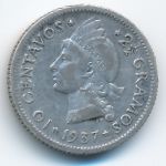 Dominican Republic, 10 centavos, 1937