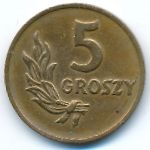 Польша, 5 грошей (1949 г.)