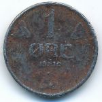 Norway, 1 ore, 1919