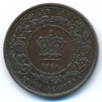 Nova Scotia, 1/2 cent, 1864