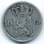 Netherlands, 10 cents, 1827