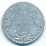 Canada, 25 cents, 1906