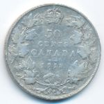 Canada, 50 cents, 1918