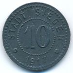 Зиген., 10 пфеннигов (1917 г.)