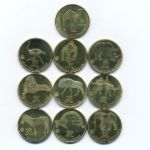 Биафра., Набор монет