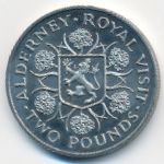 Alderney, 2 pounds, 1989
