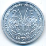 Cameroon, 2 francs, 1948