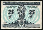 German Notgelds, 25 пфеннигов, 1921