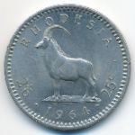 Родезия, 2 1/2 шиллинга-25 центов (1964 г.)