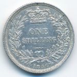 Великобритания, 1 шиллинг (1856 г.)