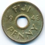 Фиджи, 1 пенни (1943 г.)