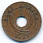 Восточная Африка, 5 центов (1943 г.)