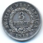 Британская Западная Африка, 3 пенса (1919 г.)