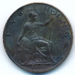 Великобритания, 1 фартинг (1901 г.)