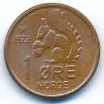 Норвегия, 1 эре (1972 г.)