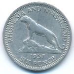 Родезия и Ньясаленд, 6 пенсов (1957 г.)