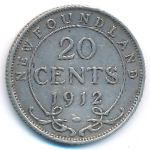 Newfoundland, 20 cents, 1912