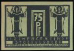 Нотгельды Германии, 75 пфеннигов (1921 г.)