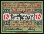 Нотгельды Германии, 10 пфеннигов (1920 г.)