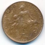 Франция, 5 сентим (1920 г.)