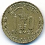 Того, 10 франков (1957 г.)