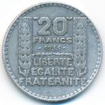 Франция, 20 франков (1933 г.)