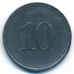 Зонтхофен., 10 пфеннигов (1917 г.)