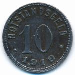 Зинциг., 10 пфеннигов (1919 г.)