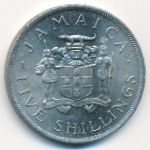 Jamaica, 5 shillings, 1966