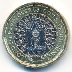 Gibraltar, 1 фунт, 2024