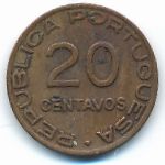 Mozambique, 20 centavos, 1936