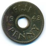 Fiji, 1 penny, 1943