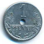 Изерлон., 1 пфенниг (1918 г.)