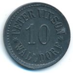 Вальдорф., 10 пфеннигов