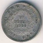 Колумбия, 1 десимо (1863–1866 г.)