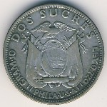 Ecuador, 2 sucres, 1928–1930