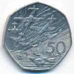 Great Britain, 50 pence, 1994