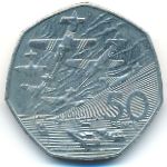 Great Britain, 50 pence, 1994