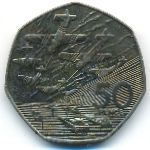 Great Britain, 50 pence, 1994