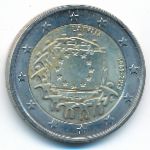 Латвия, 2 евро (2015 г.)