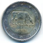 Латвия, 2 евро (2016 г.)