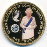 Тристан-да-Кунья, 1 крона (2014 г.)