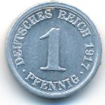 Германия, 1 пфенниг (1917 г.)