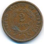 США, 2 цента (1864 г.)