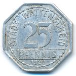 Ваттеншайд., 25 пфеннигов (1920 г.)