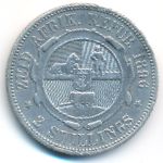 South Africa, 2 shillings, 1896