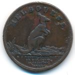 Australia, 1/2 penny, 1851
