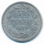 Finland, 50 pennia, 1889