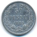 Finland, 50 pennia, 1889