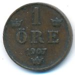 Sweden, 1 ore, 1907